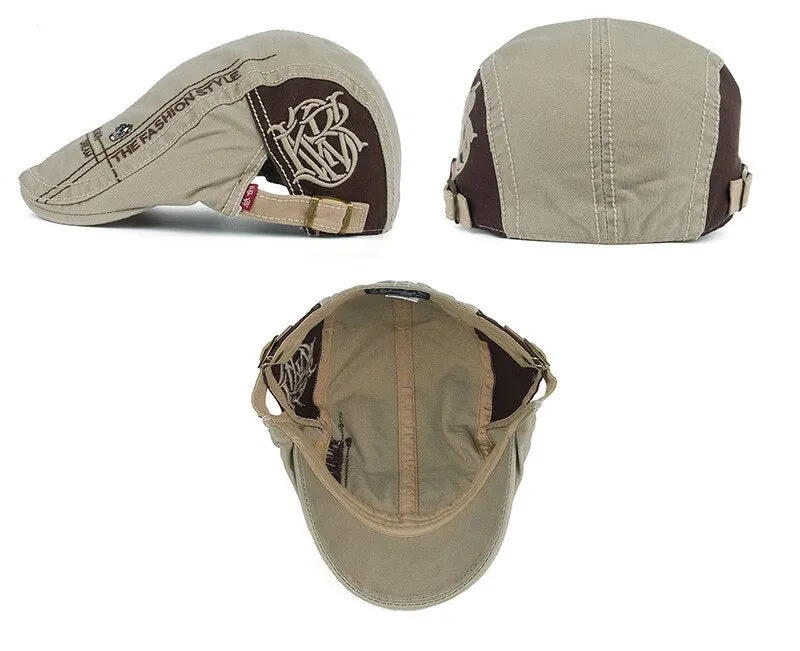 Summer Letter Embroidered Cotton Cap for Men - Shop Now!