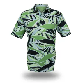 Swell Kelp Camo - OGA Men's Polo - Kelp Green