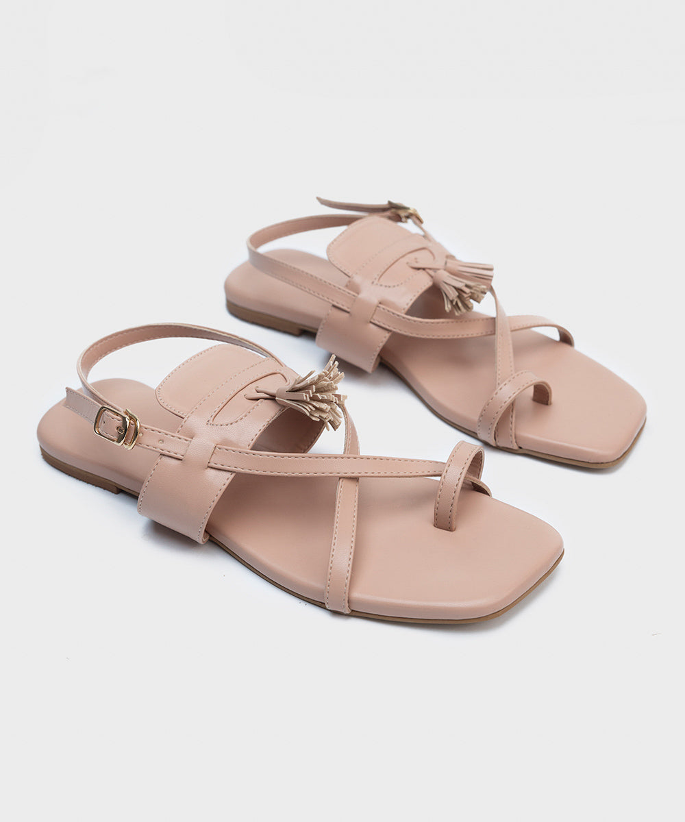 Synthetic Leather Sandals