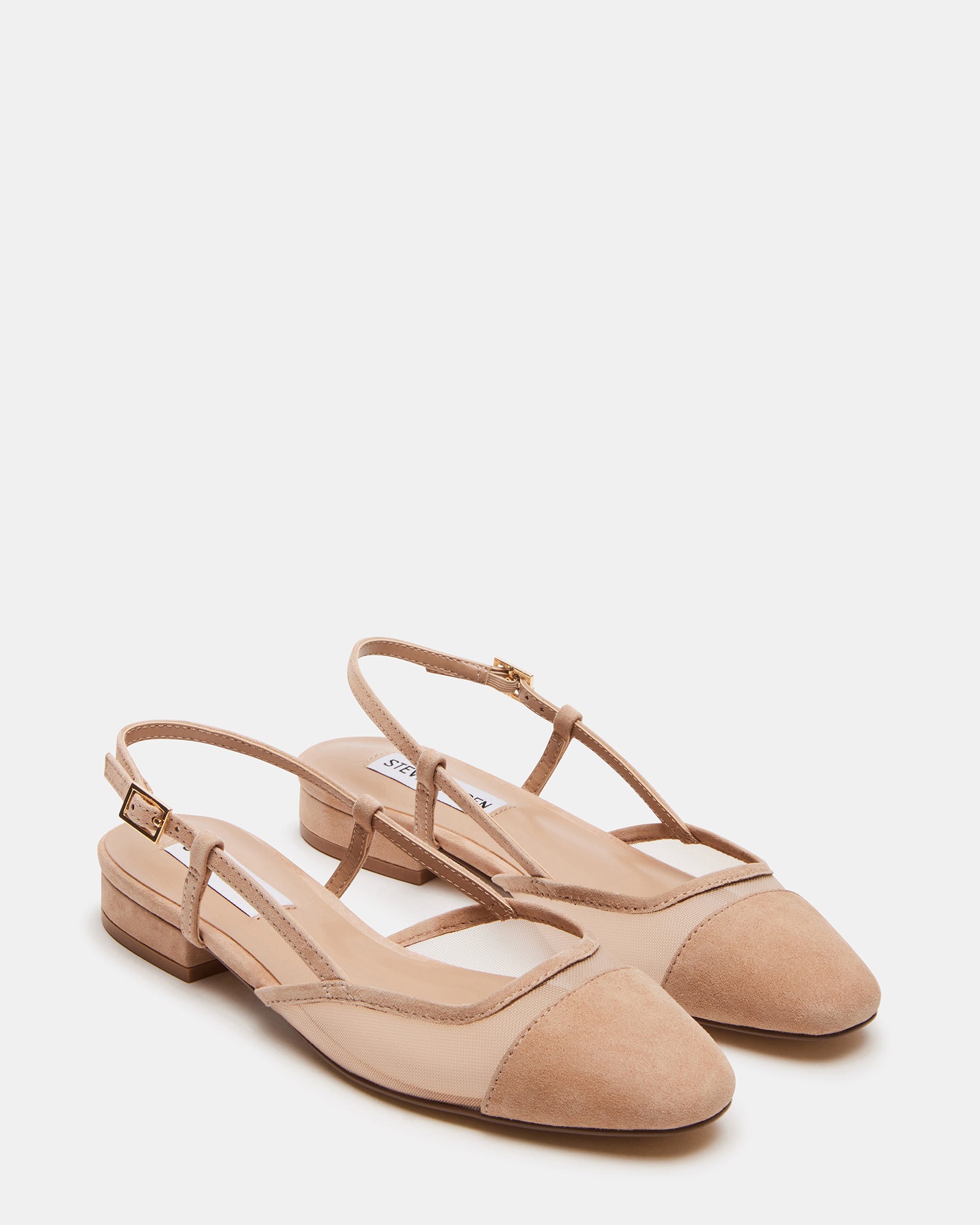 Tan Suede Mesh Belinda