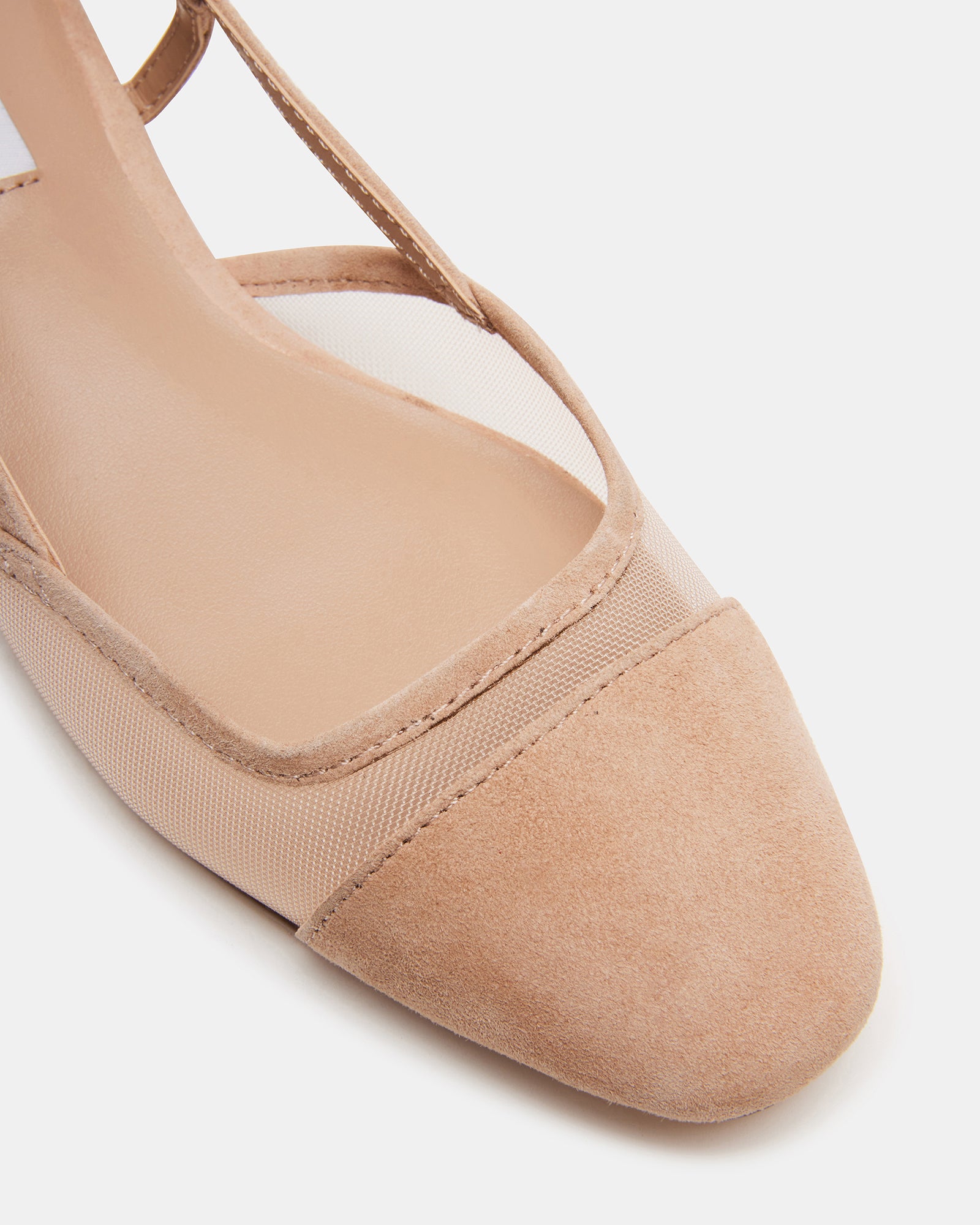 Tan Suede Mesh Belinda