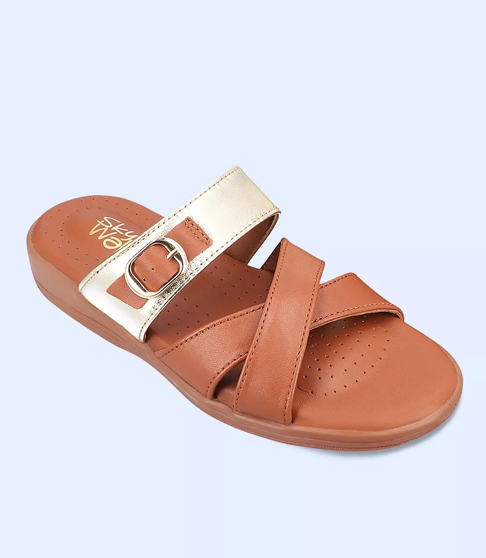 Tan Women's Comfort Slipper - BW7204