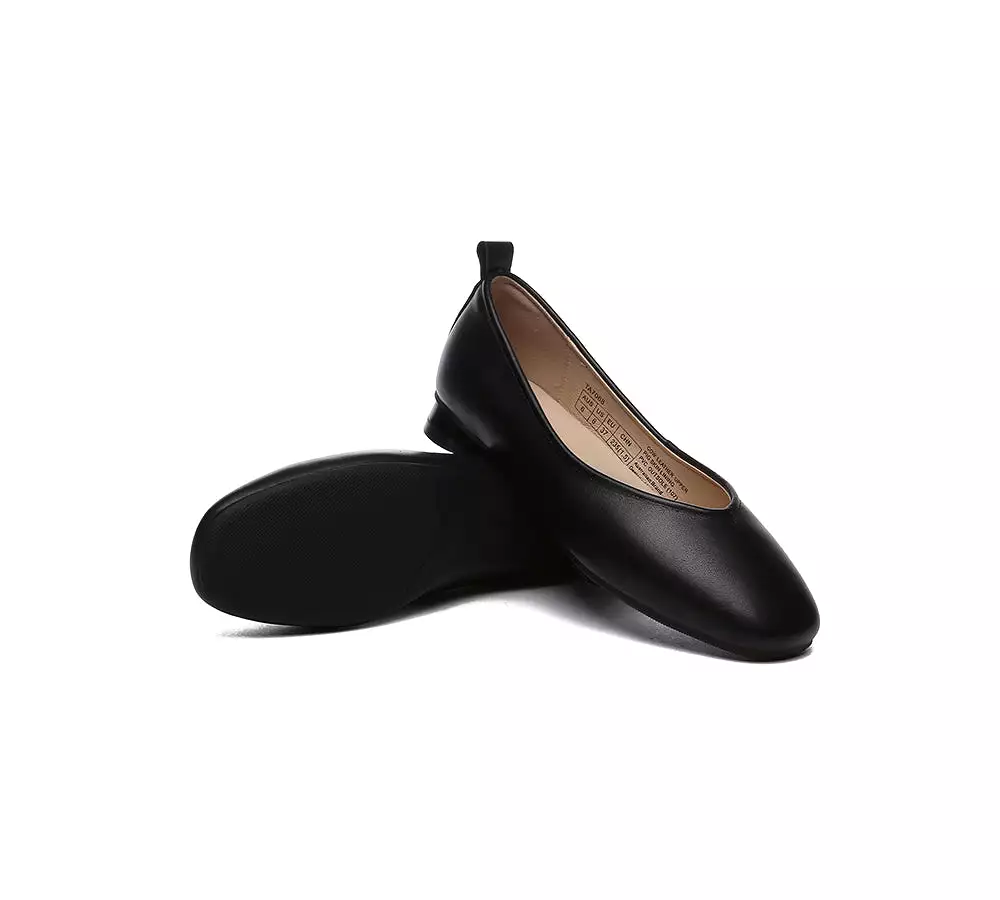 TARRAMARRA Ballet Flats for Women - Round Toe Leather Shoes