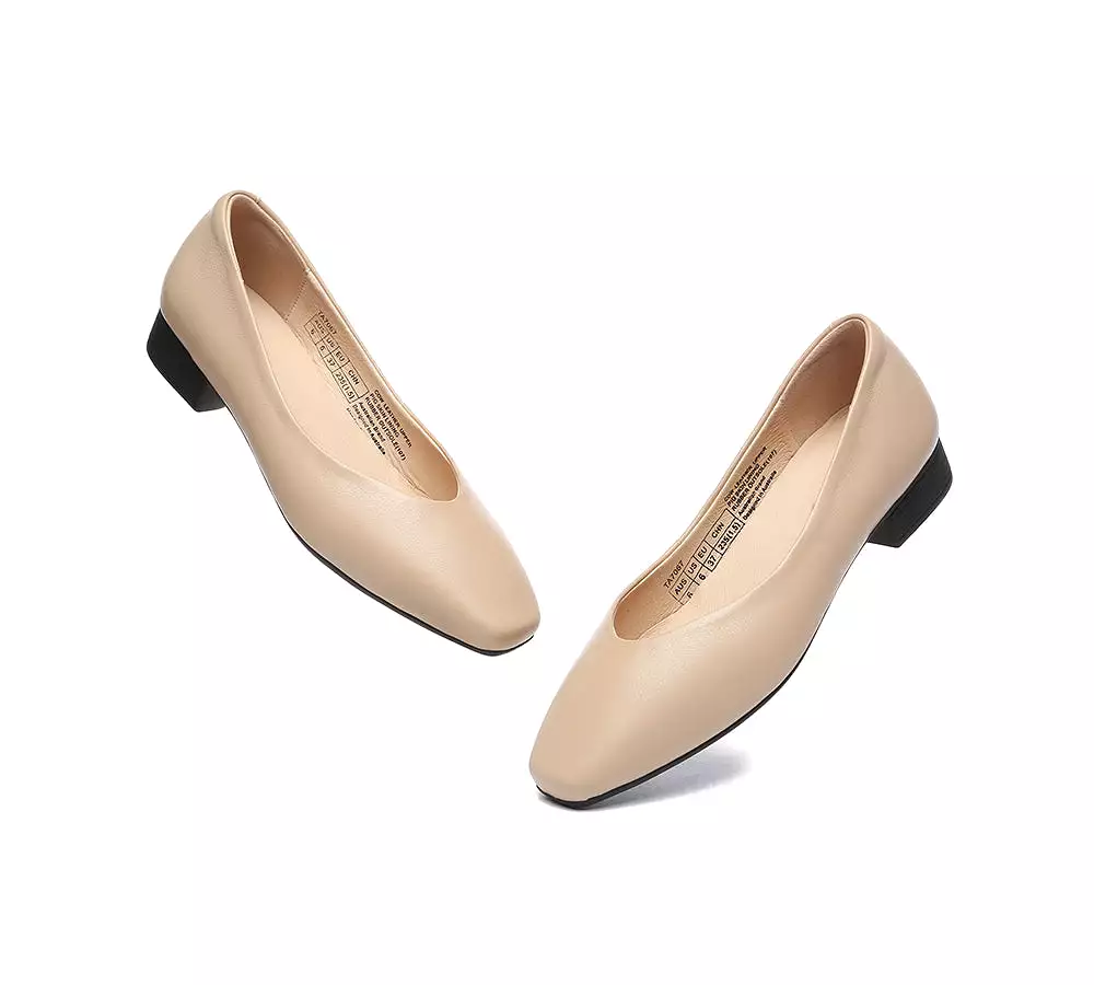 TARRAMARRA Women Ballet Leather Flats Square Toe - Buy Online