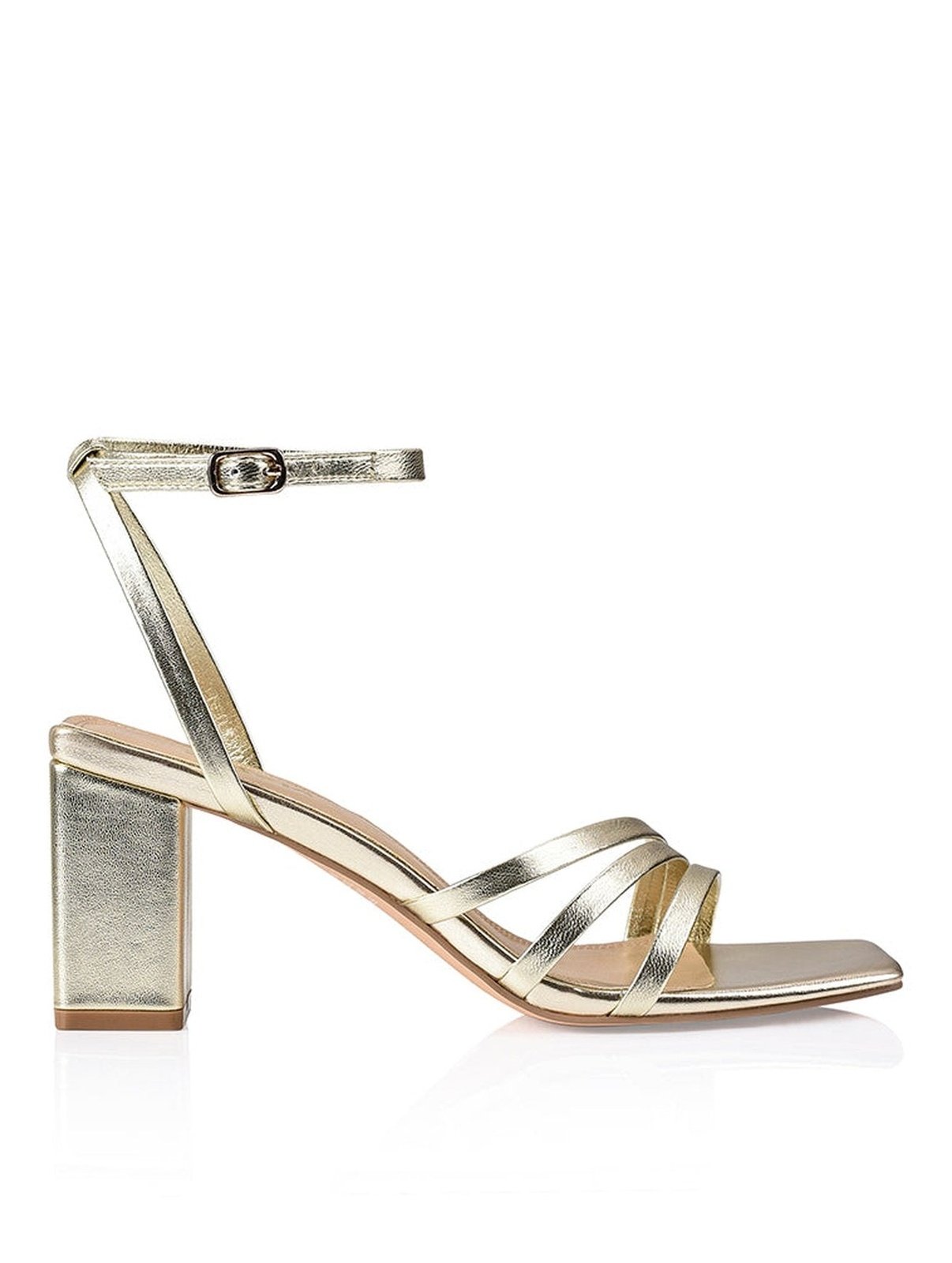 Tessie Sandals - Soft Gold Metallic