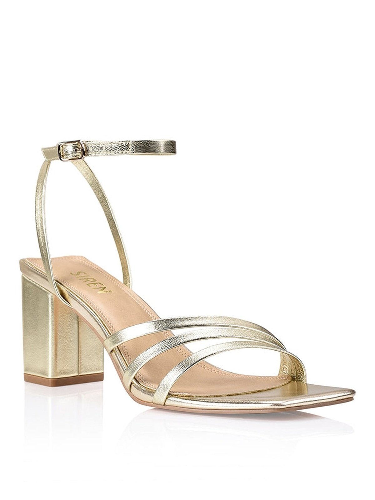 Tessie Sandals - Soft Gold Metallic