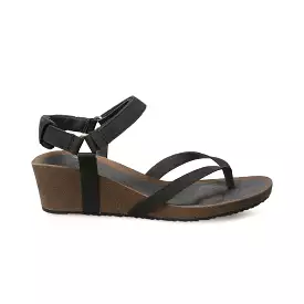 Teva Mahonia Wedge Sandals - Women's Black