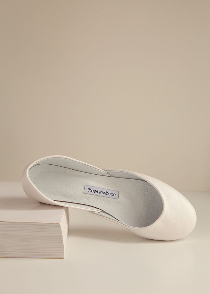 Thea Ballet Flats - Pearl Ivory | Buy Pearl Ivory Ballet Flats Online