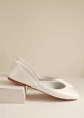 thea ballet flats pearl ivory