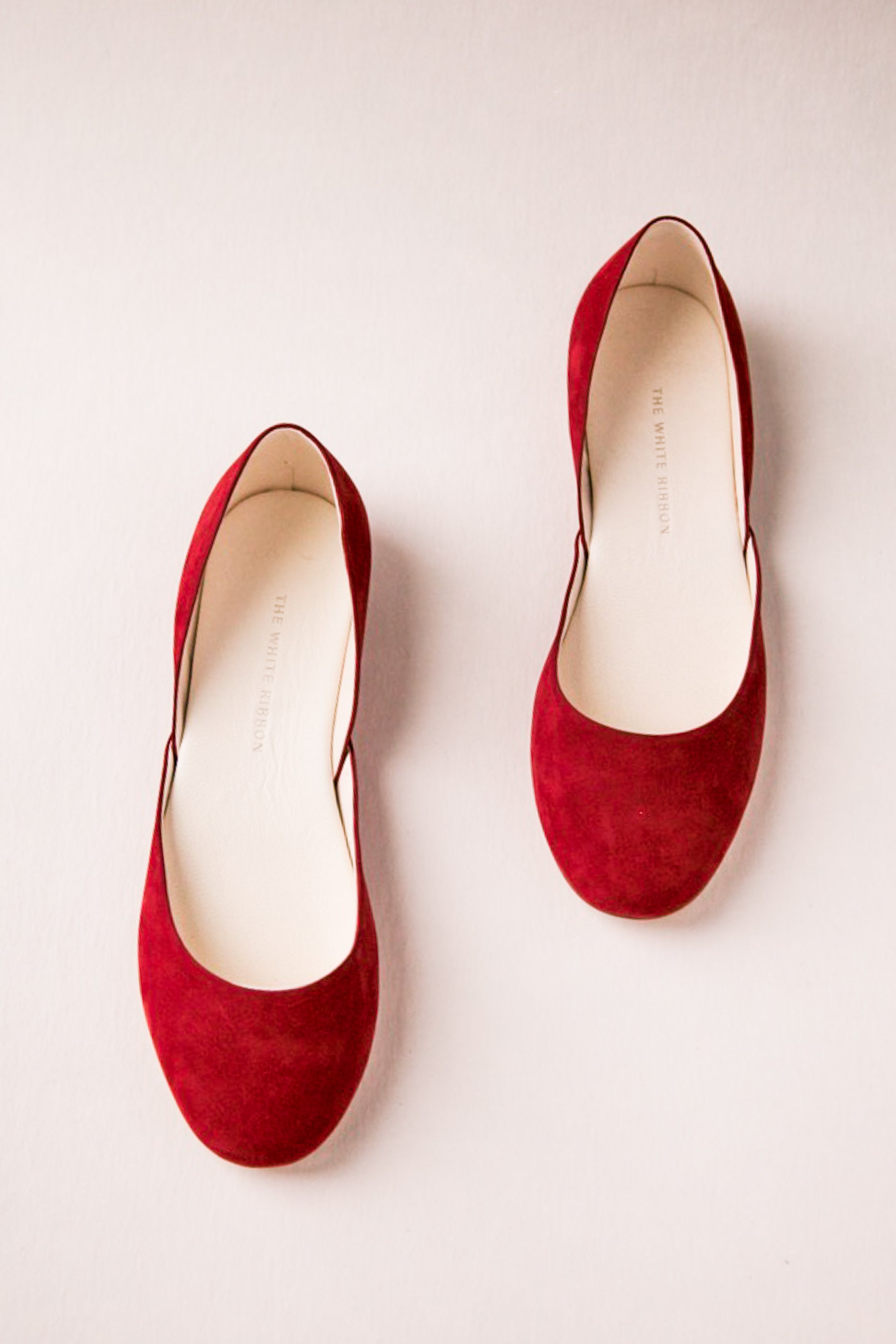 Thea Flats - Ruby Red Nubuck