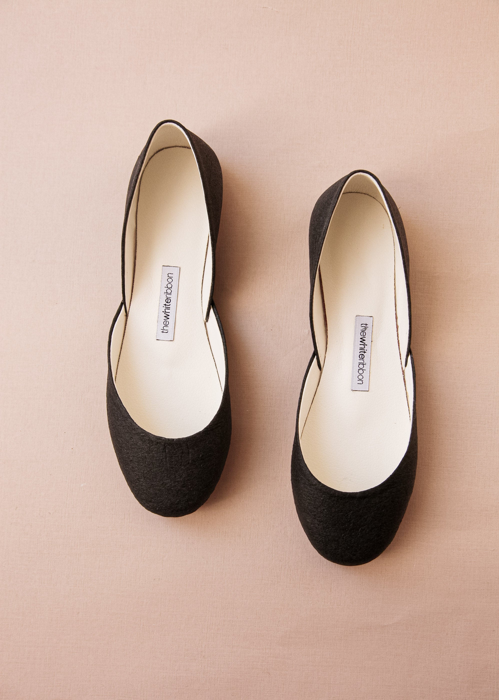 Thea vegan ballet flats black