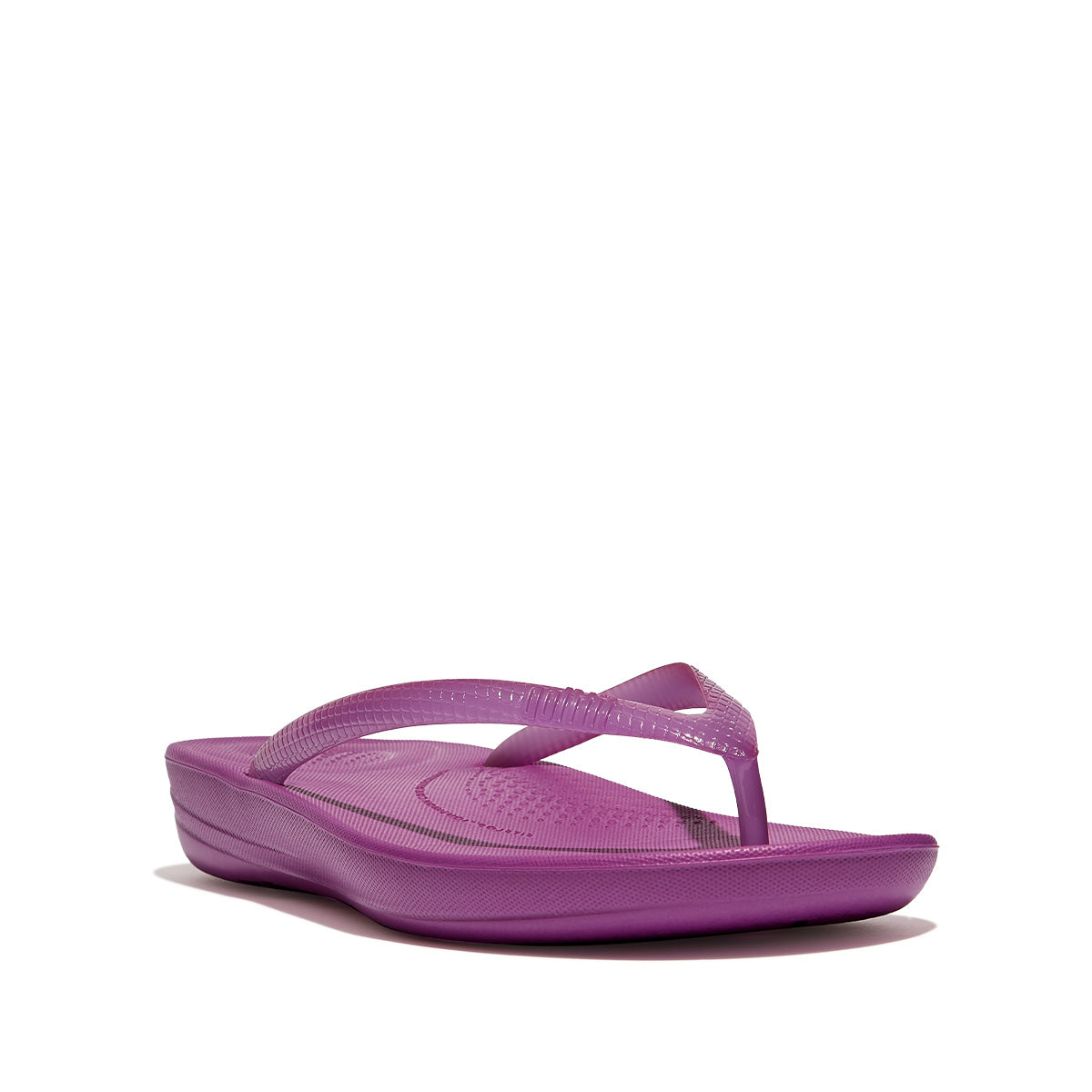 Transparent Violet Flip-Flops - Fit-Flop Iqushion