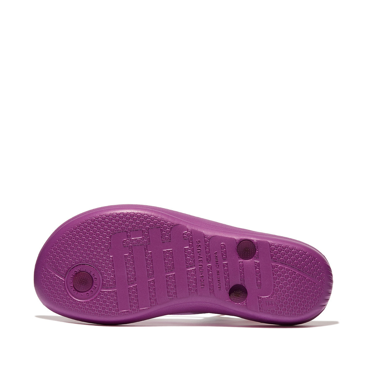 Transparent Violet Flip-Flops - Fit-Flop Iqushion