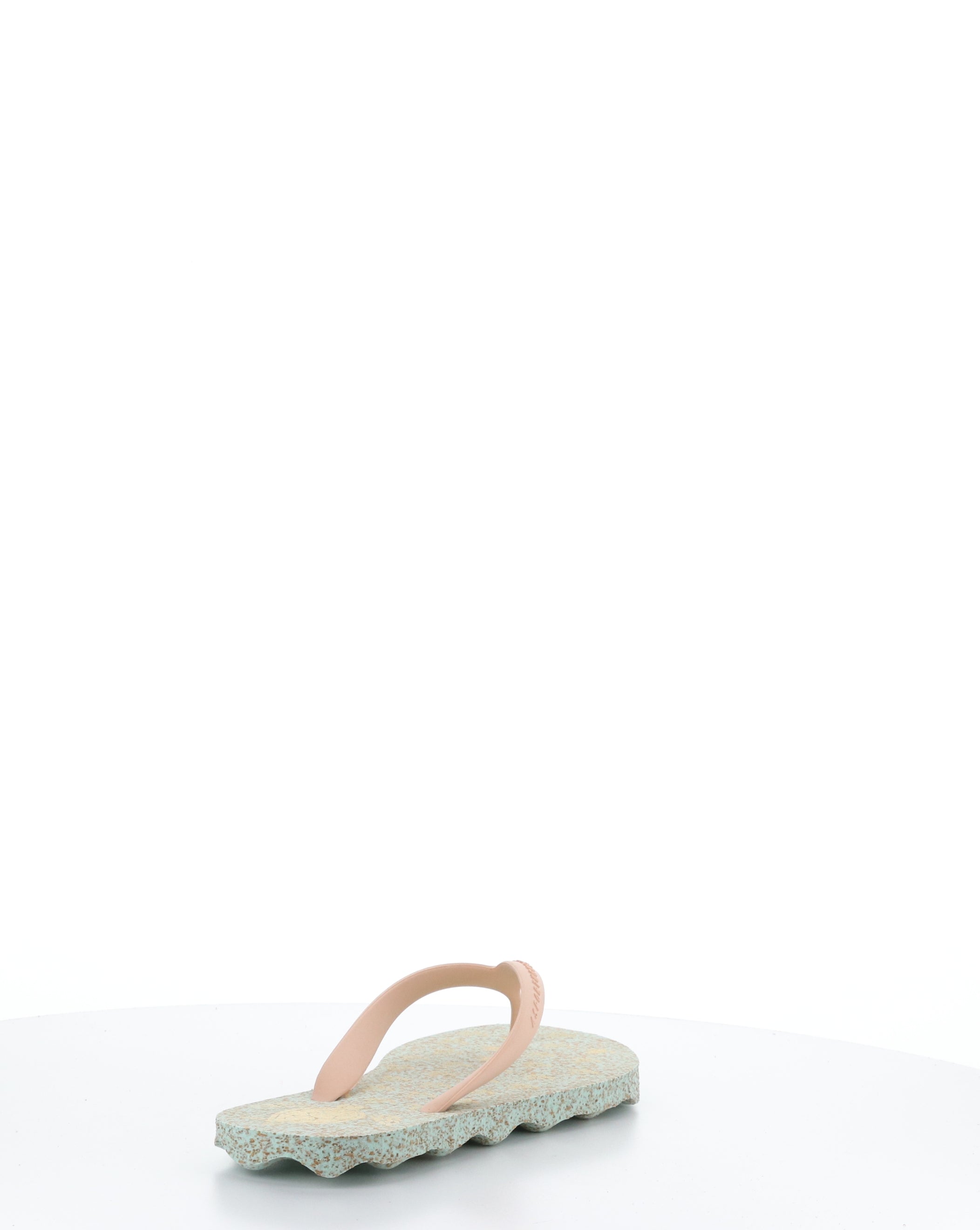 TURTLE112ASP 002 Flip-Flops - Mint/Pink Beach