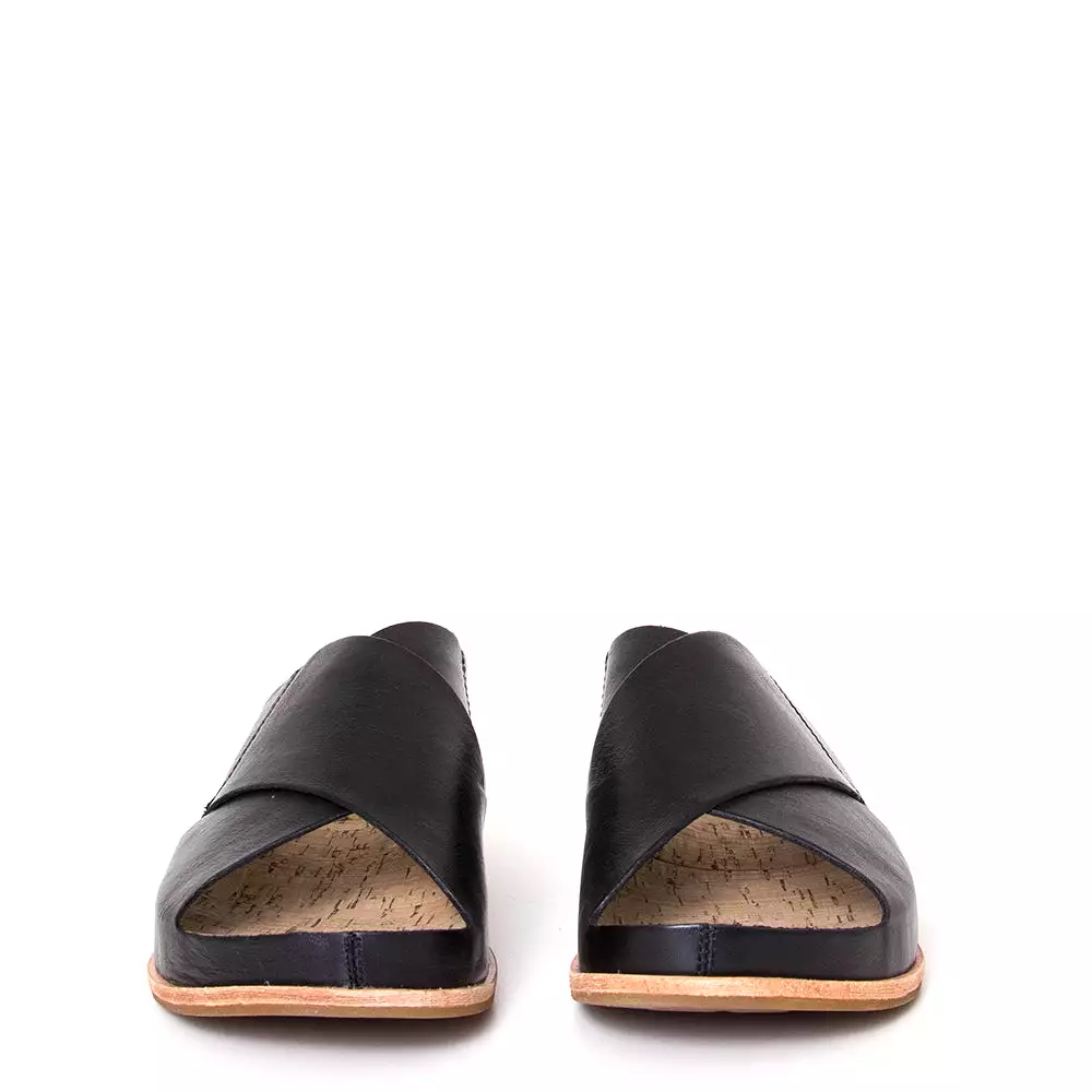 Tutsi Women's Slide Sandal: Cross-Band Style