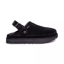 UGG Goldenstar Black Clog Sandals - Women's