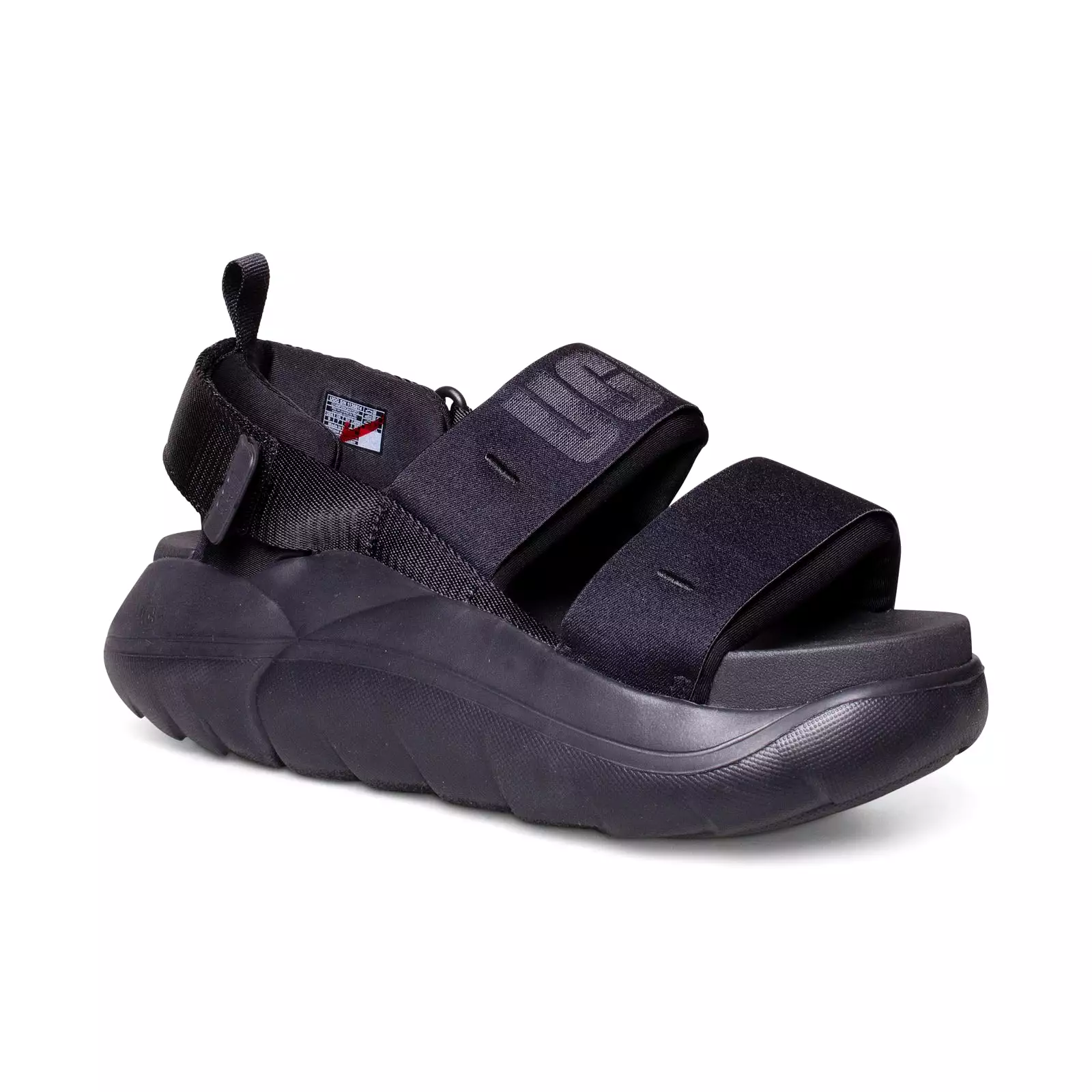 UGG Women's Black Sandals - La Cloud Sport