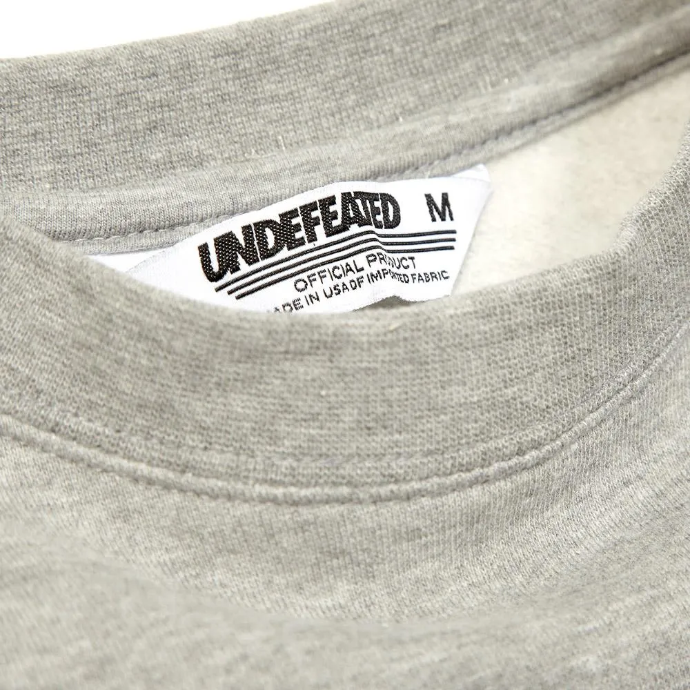 UND Basic Pullover Crew Grey Heather | Undefeated - Undefeated