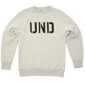 UND Basic Pullover Crew Grey Heather | Undefeated - Undefeated