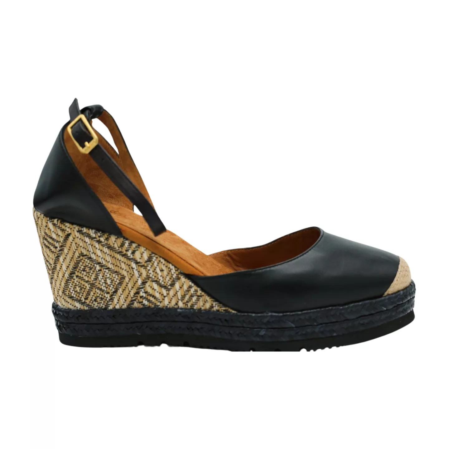 UNISA Black Leather Espadrille CAMEO - Buy Online - Affordable Prices - Fast Shipping.