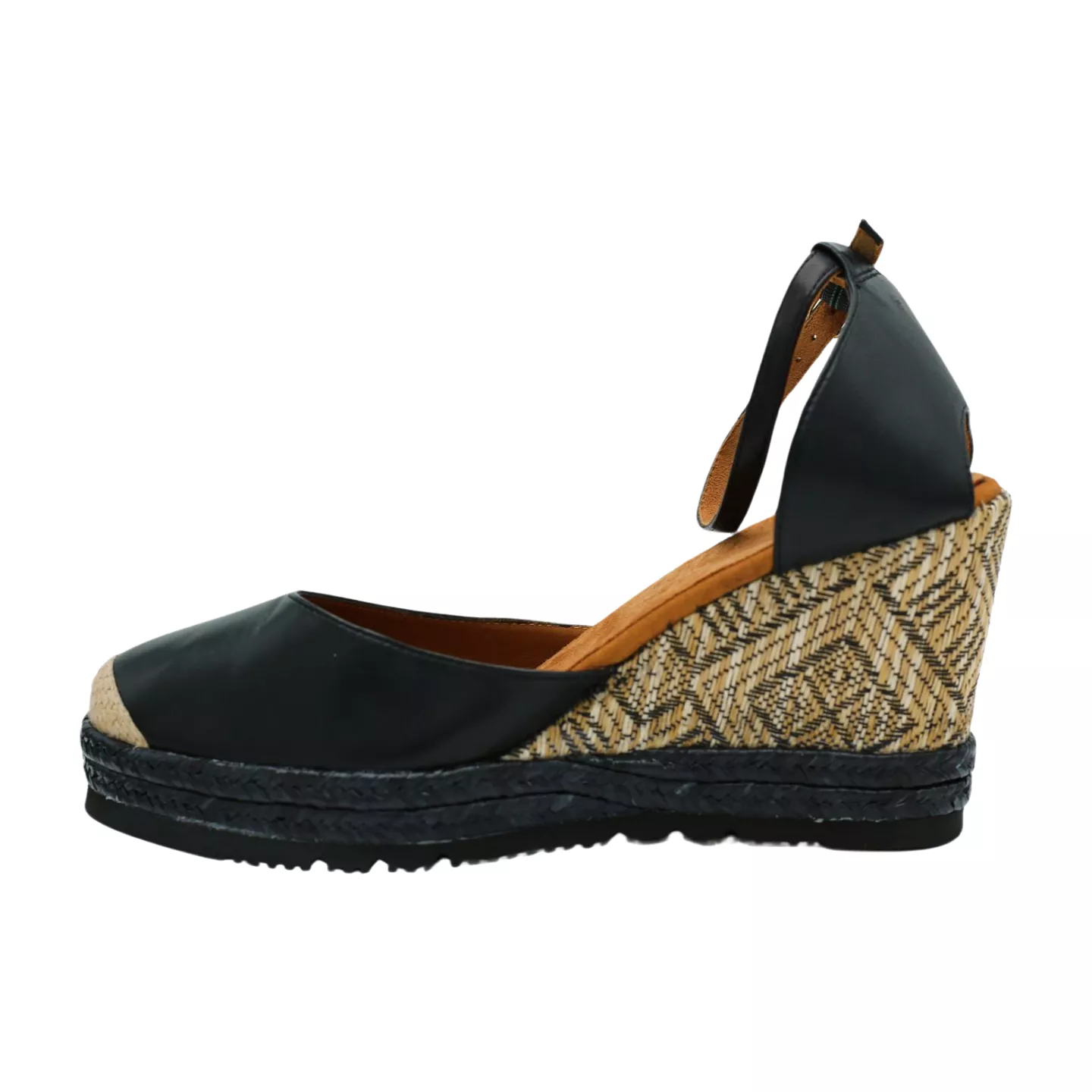 UNISA Black Leather Espadrille CAMEO - Buy Online - Affordable Prices - Fast Shipping.