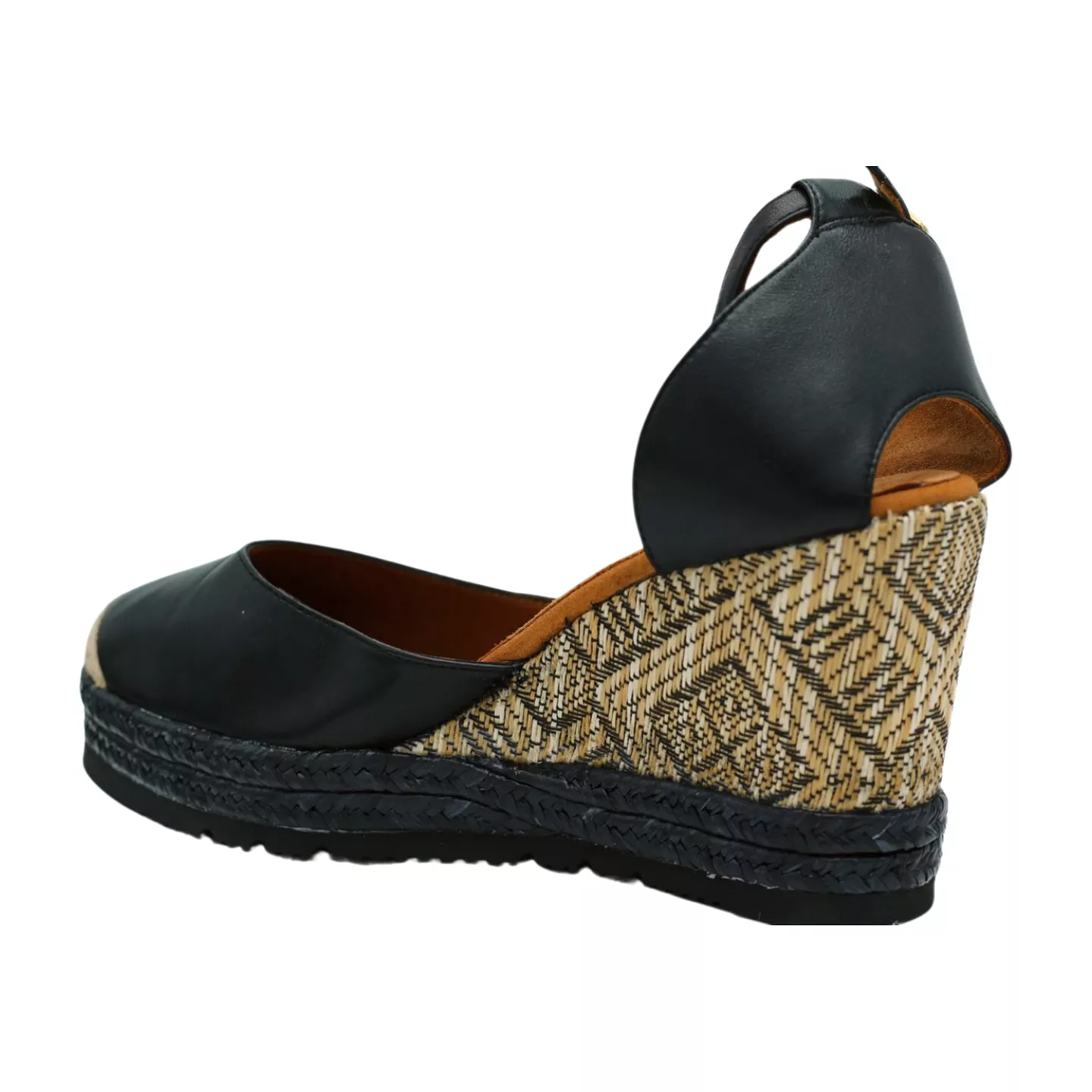 UNISA Black Leather Espadrille CAMEO - Buy Online - Affordable Prices - Fast Shipping.