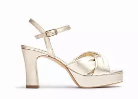 UNISA gold platform sandal ONOA - trendy footwear