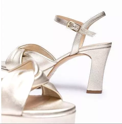 UNISA gold platform sandal ONOA - trendy footwear