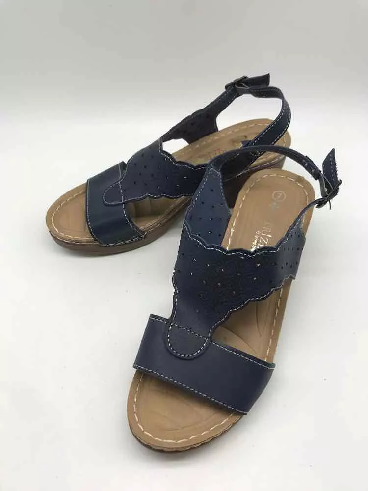 Used Patrizia Blue Size 7 Slingback Sandals for Sale