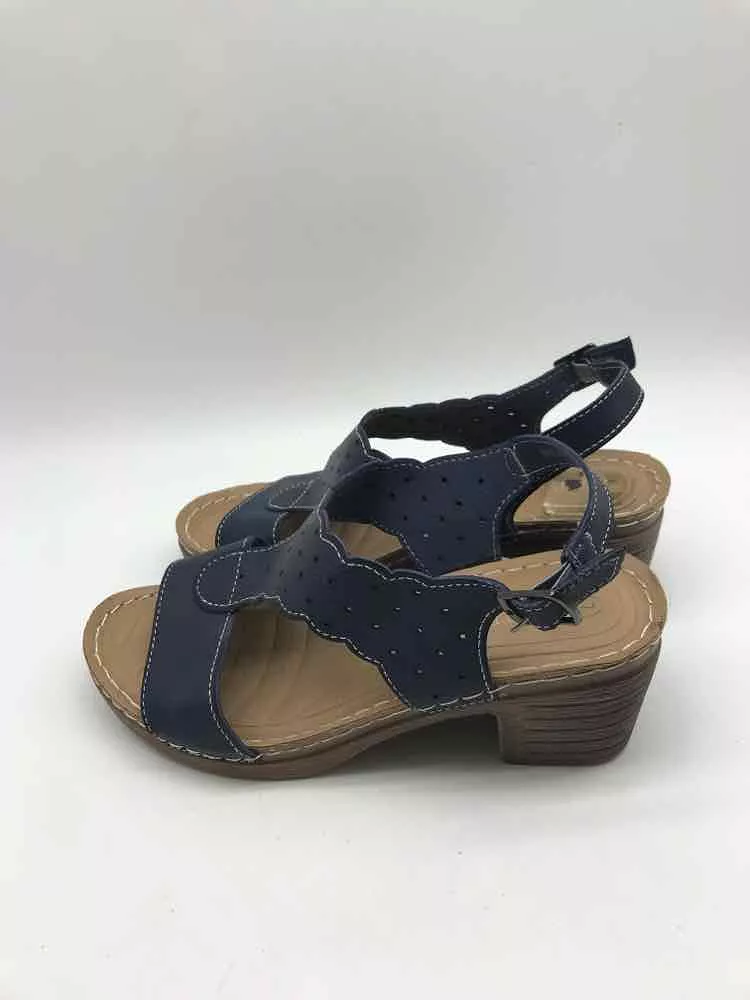 Used Patrizia Blue Size 7 Slingback Sandals for Sale