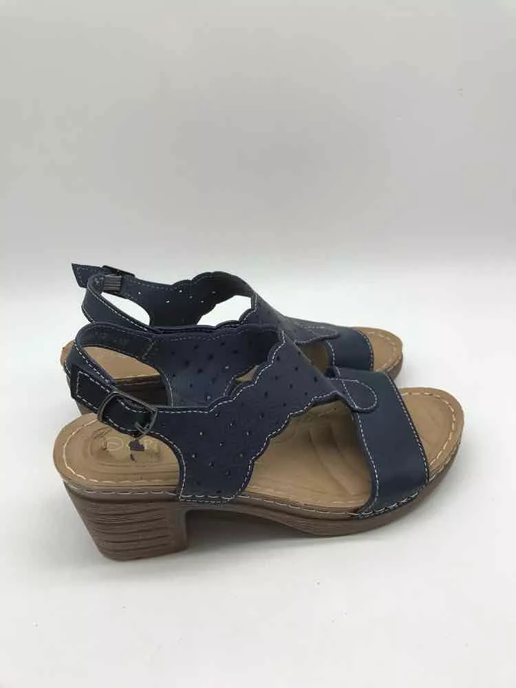 Used Patrizia Blue Size 7 Slingback Sandals for Sale