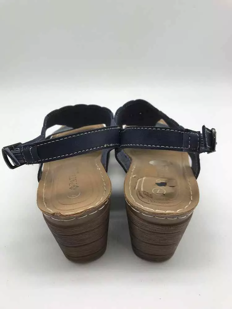 Used Patrizia Blue Size 7 Slingback Sandals for Sale