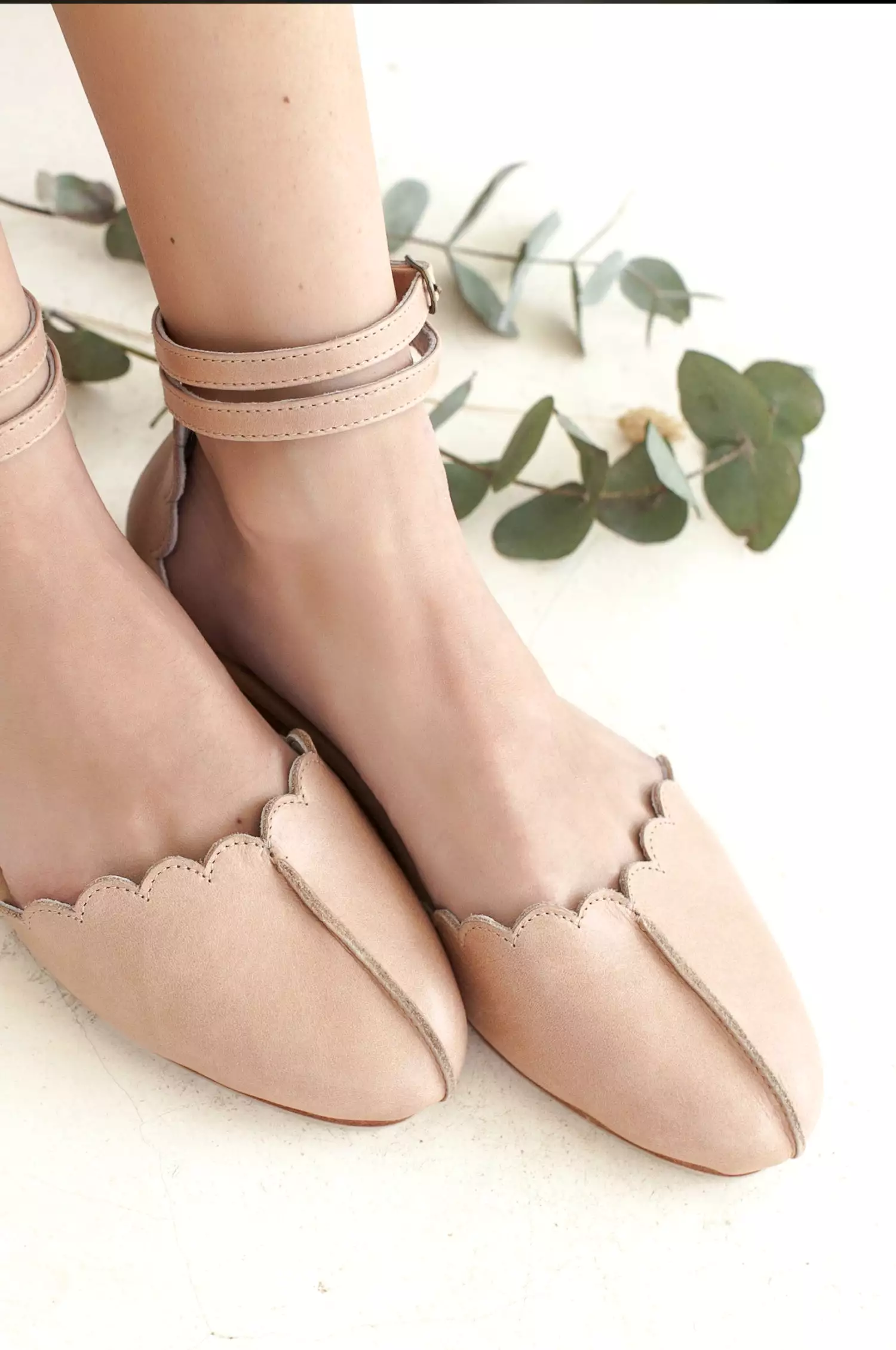 Venus leather flats