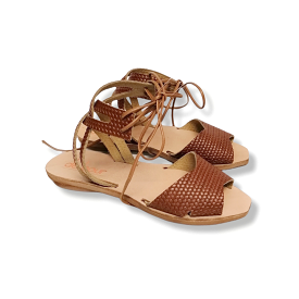 Verifylli Brown Leather Sandals