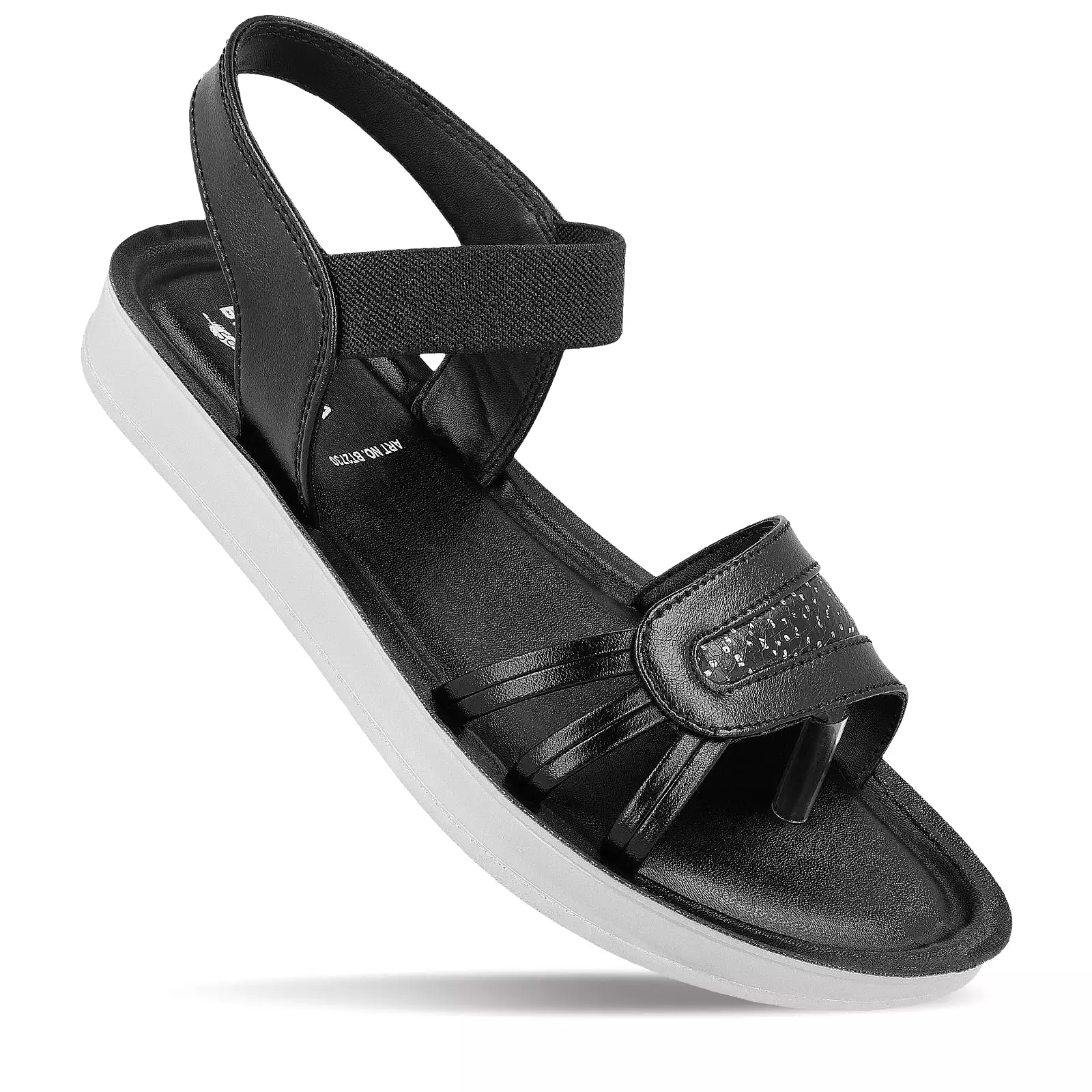 Walkaroo Women's Sandals - BT2730 Black