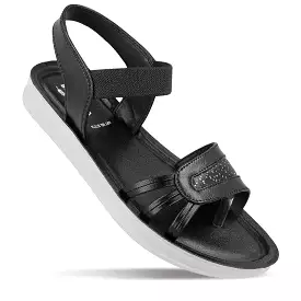 Walkaroo Women's Sandals - BT2730 Black