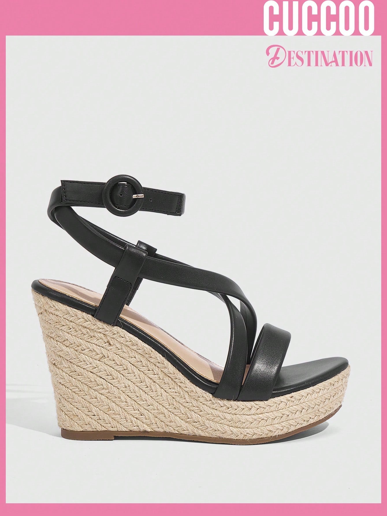 Wedge high heel sandals for spring and summer