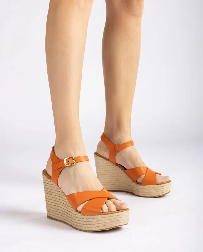 Wedge platform sandals