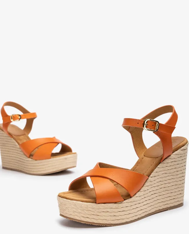 Wedge platform sandals