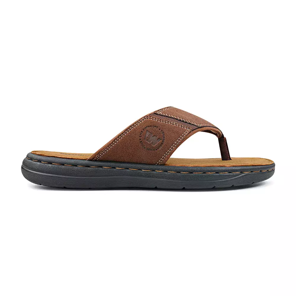 Weinbrenner Men's Toe-Post Sandal for Travelers