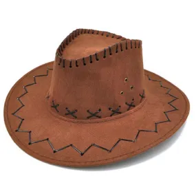 Western Cowboy Hat Cap Striped Men Beautiful