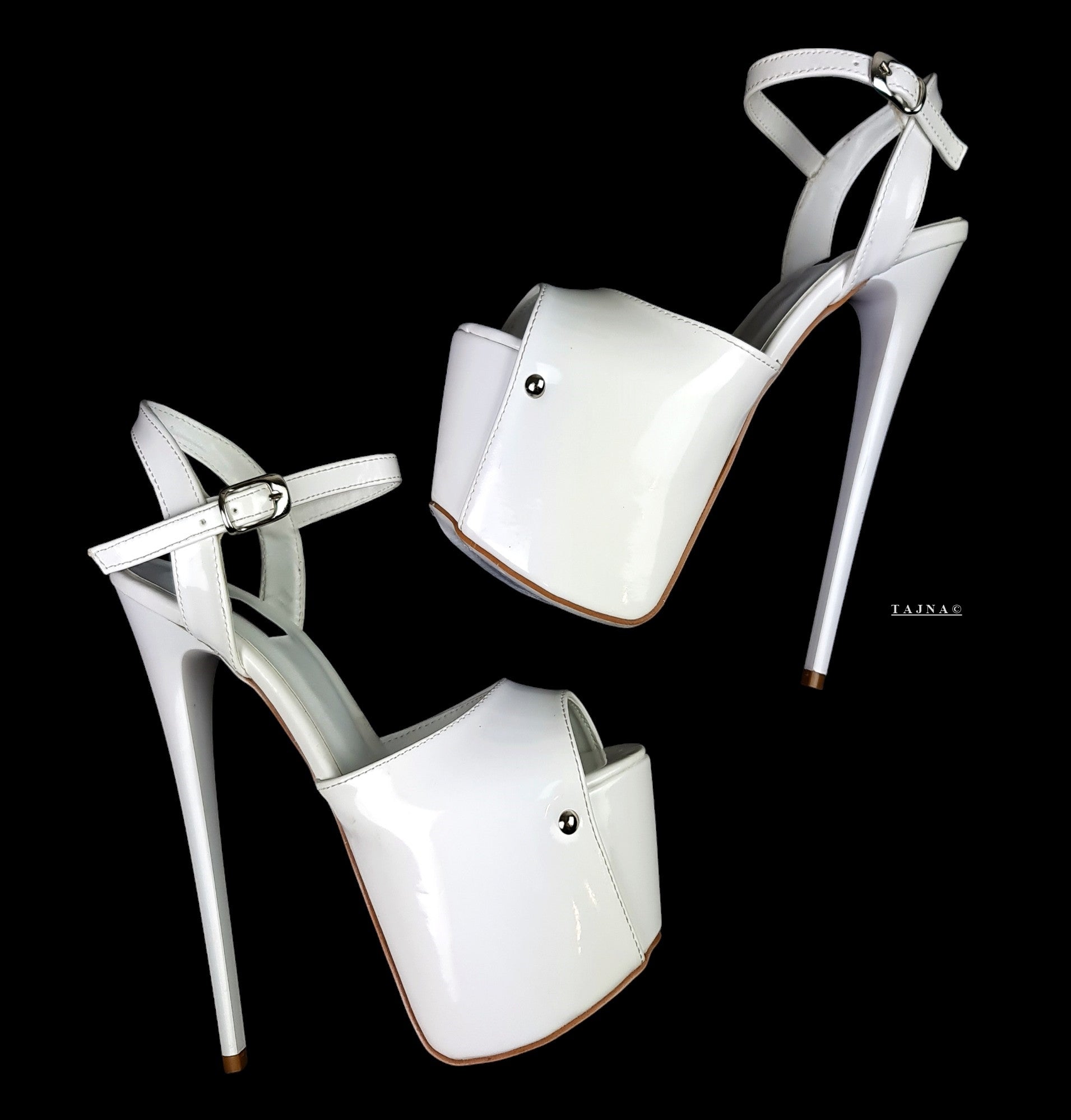 White High Heel Sandals