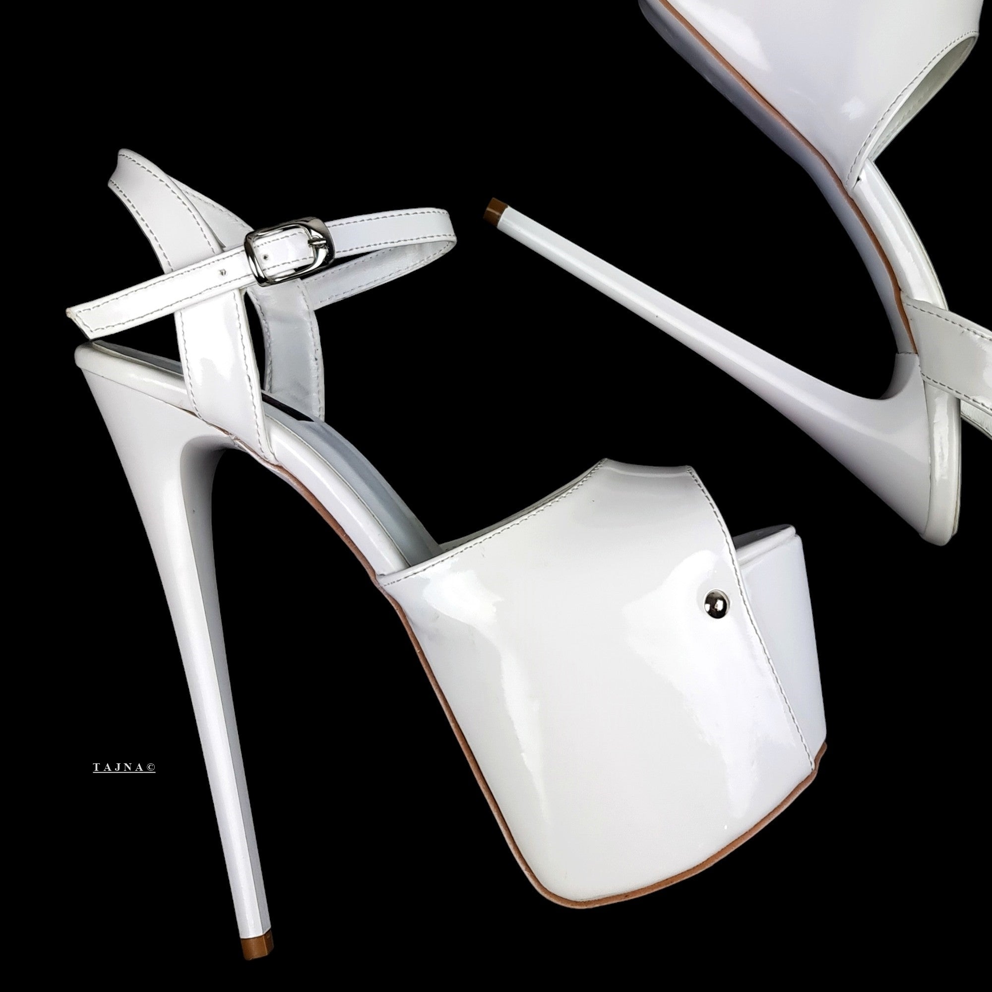 White High Heel Sandals