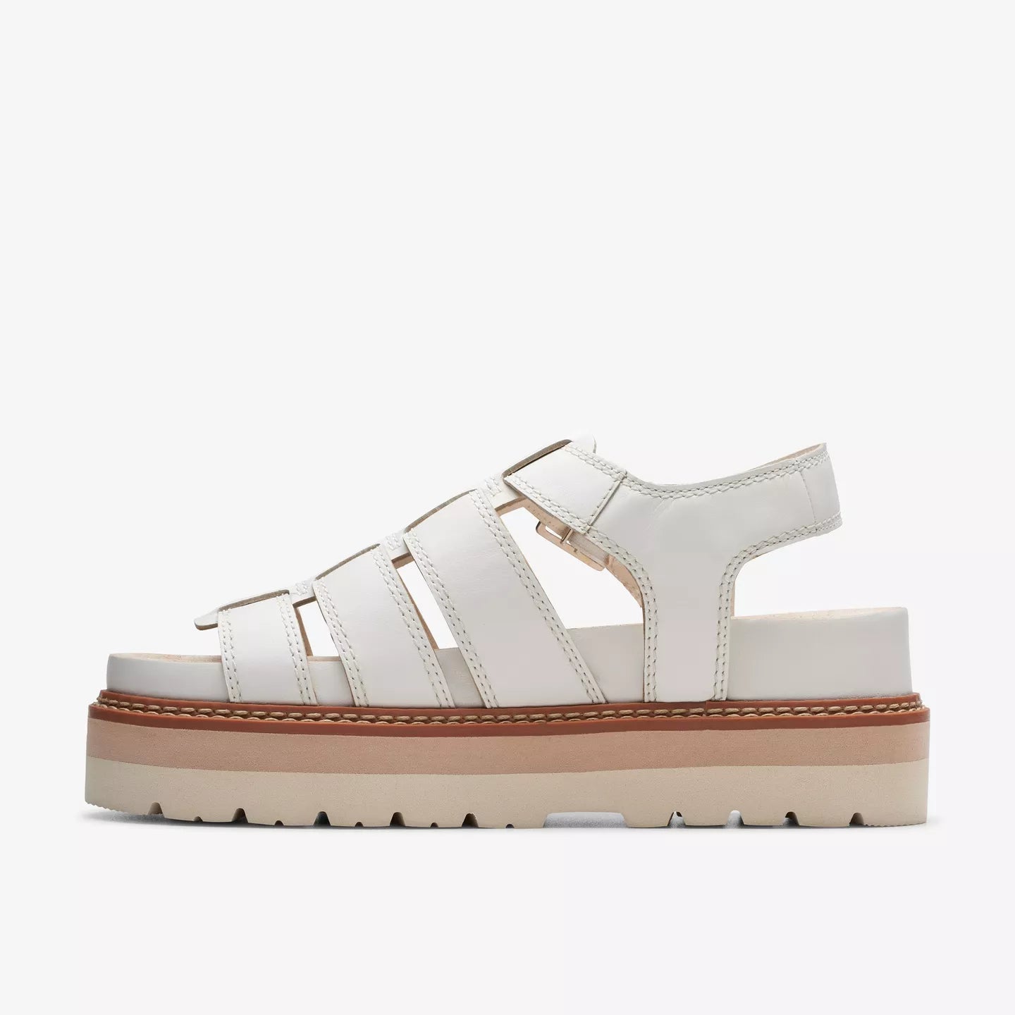 White Leather Sandals