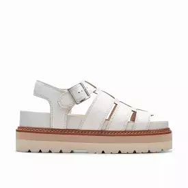 White Leather Sandals