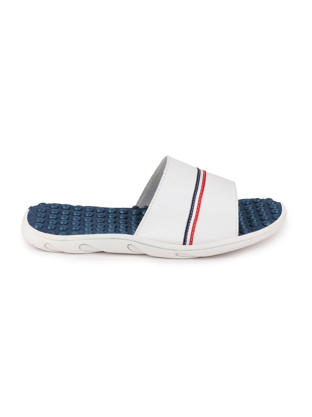 White Men's Casual Flip-Flops Slip-On