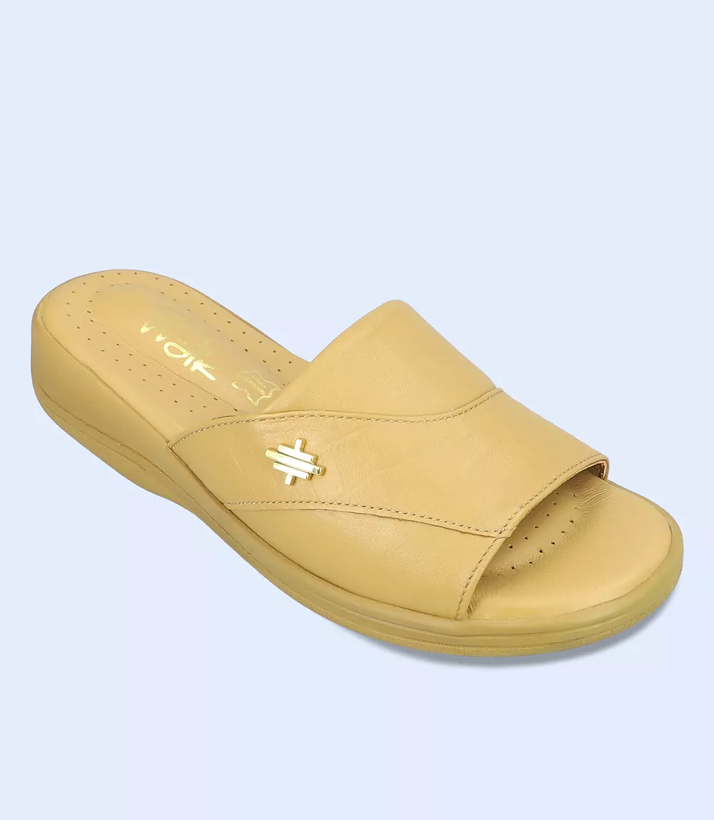 Women Comfort Slipper BW9513 Mustard