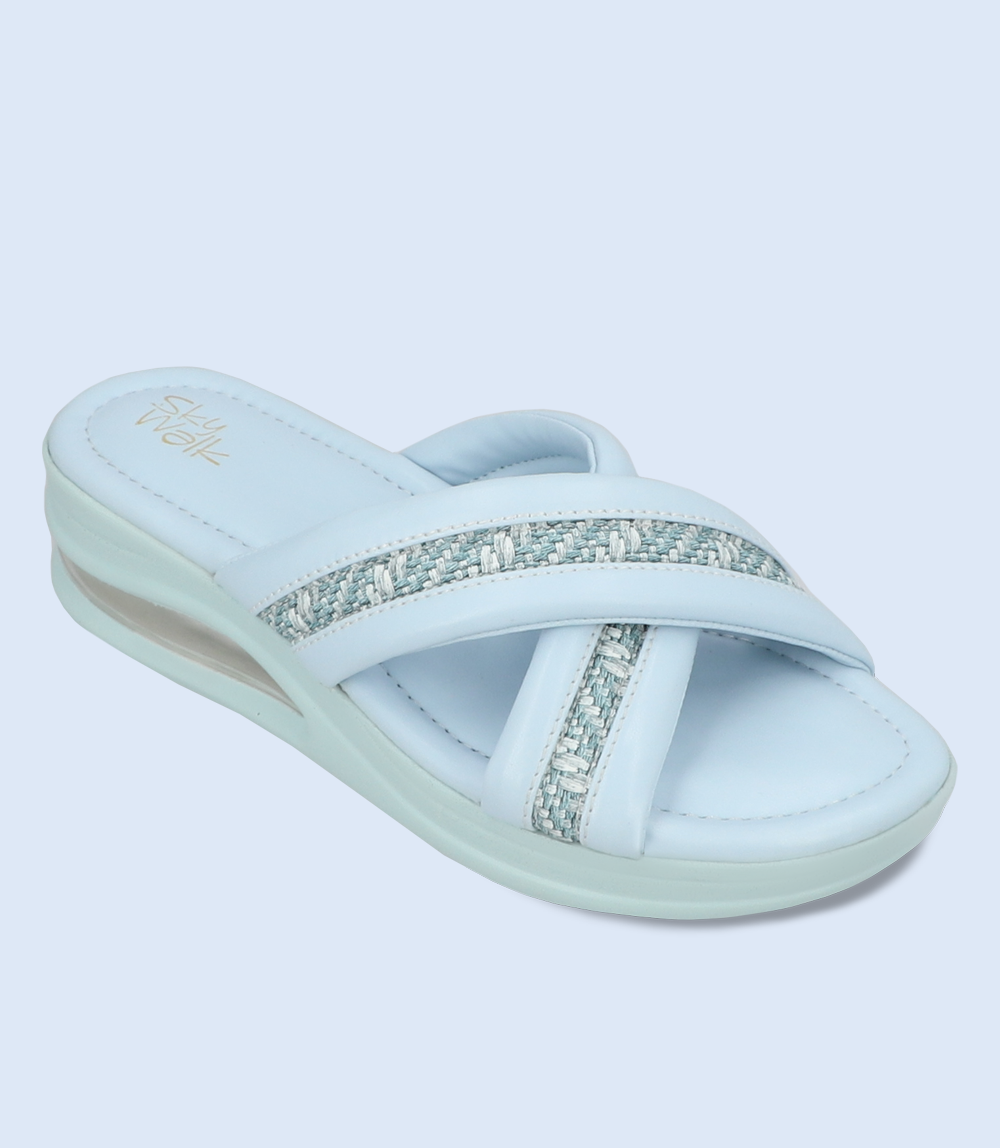 Women Comfort Slipper - BW9751 Light Blue