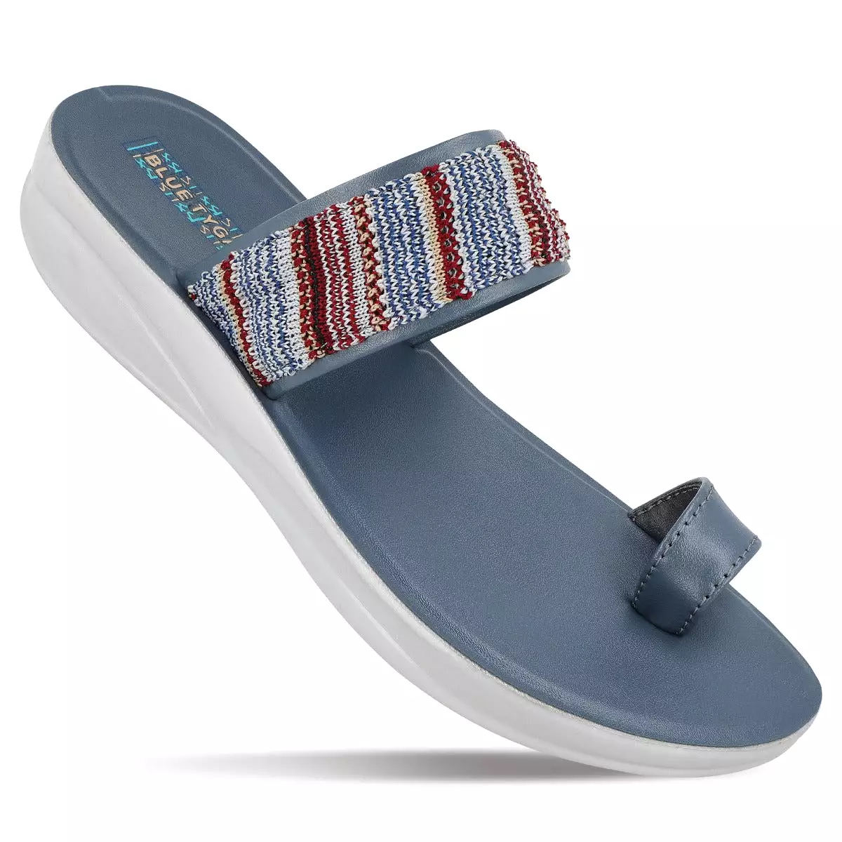 Women's Blue Sandals - BT2347 by Walkaroo