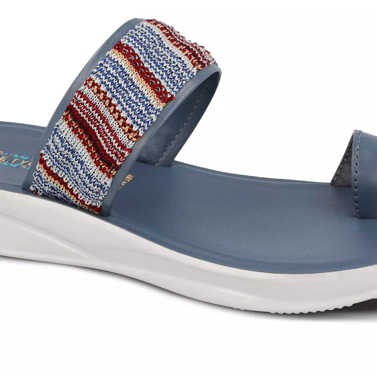 Women's Blue Sandals - BT2347 by Walkaroo